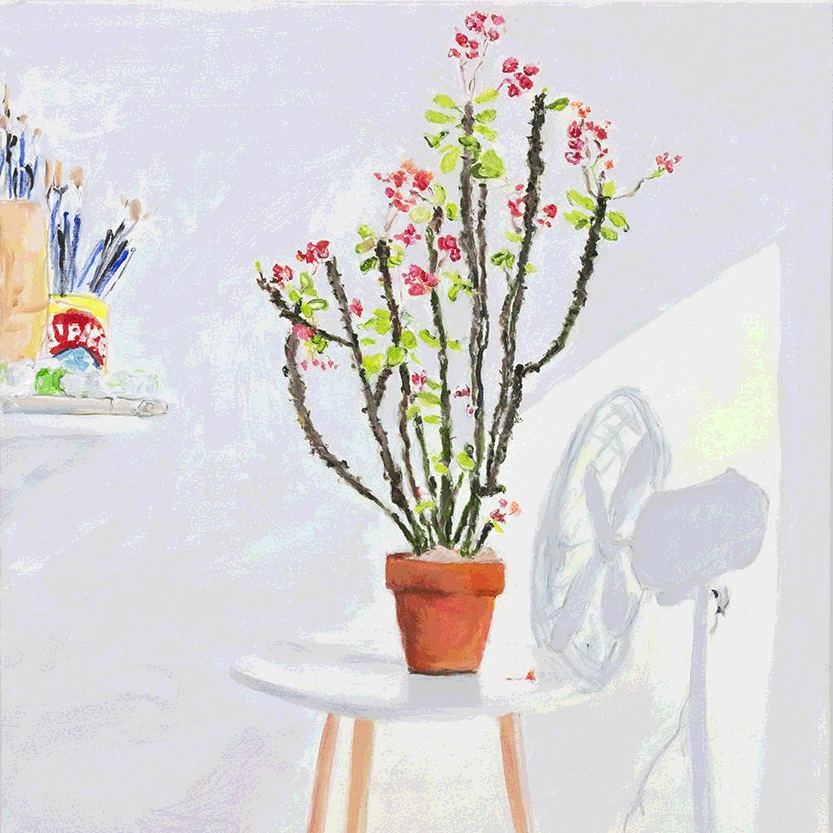 Billy Sullivan, Crown of Thorns, 2022, Oil on canvas, 30 x 22 in., 76.20 x 55.88 cm