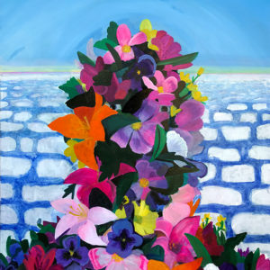 Erika b. Hess In the Clouds 2019, Oil on panel, 30 x 24 inches_Feature