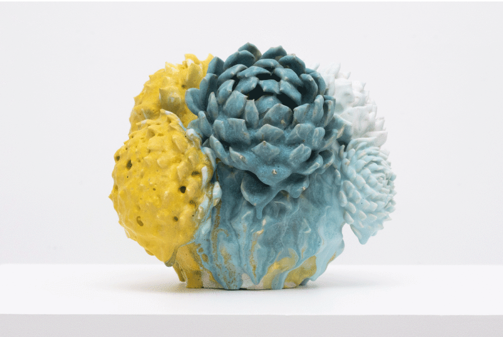 Matt Wedel, Flower Tree (MWS25-017) Standard & Alt View, 2025, Porcelain, 10½ x 12 x 11½ in. Matt Wedel, Flower Tree (MWS25-017) Standard & Alt View, 2025, Porcelain, 10½ x 12 x 11½ in.