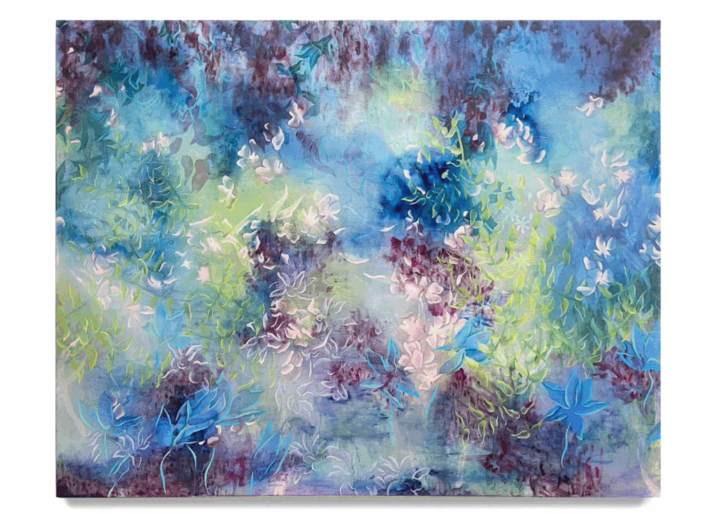 Sarah Weber, Secret Song, Oil on canvas, 48 x 60 in. Sarah Weber, Secret Song, Oil on canvas, 48 x 60 in.