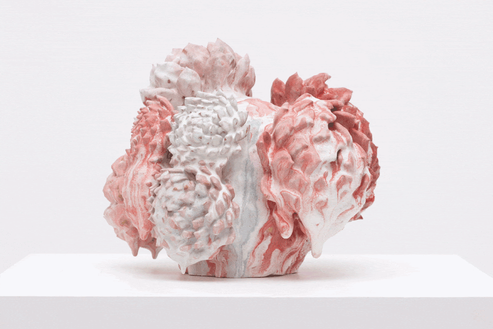 Matt Wedel, Flower Tree (MWS25-019) Standard & Alt View, 2025, Stoneware, 12 x 13½ x 15 in.