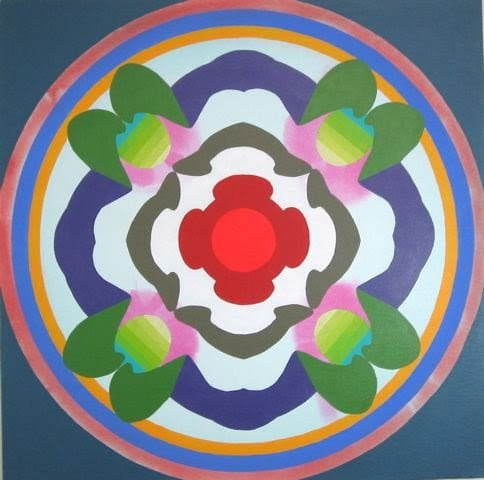 Stephen Mueller, Untitled (885), 2007, Acrylic on canvas, 24 x 24 in.