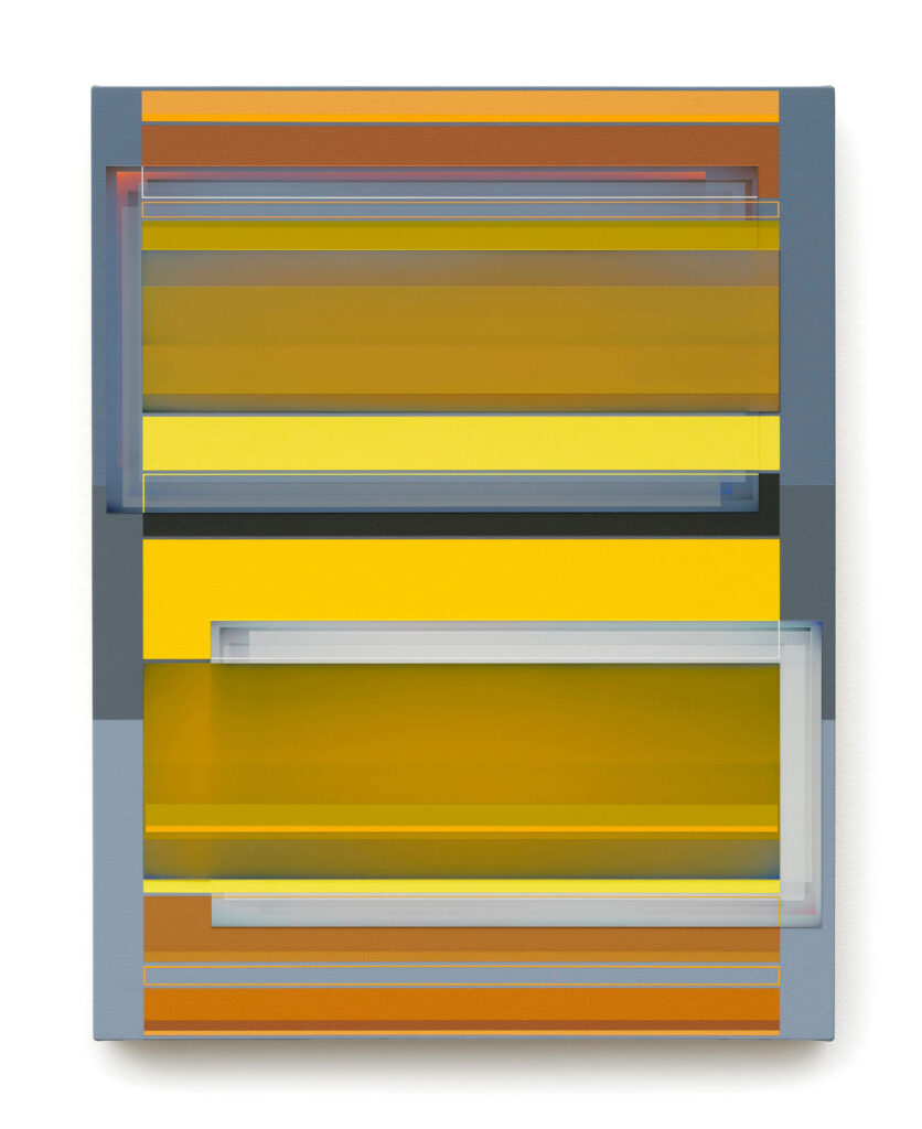 Patrick Wilson, Curry Sauce, 2025, Acrylic on canvas, 27 x 21 in.