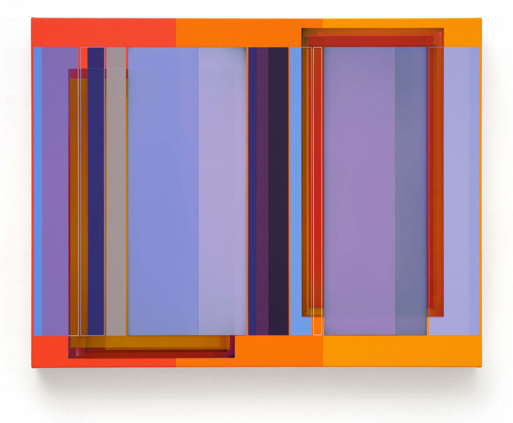 Patrick Wilson, Desert Bloom, 2024, Acrylic on canvas, 21 x 27 in.