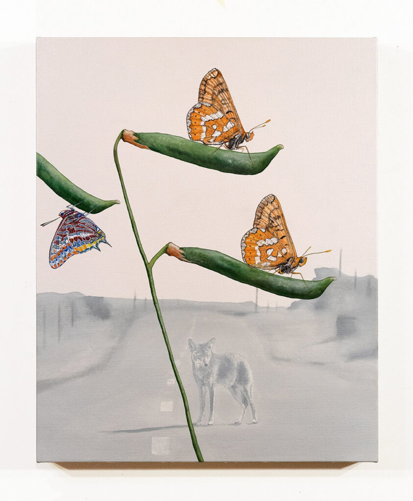 Heimir Björgúlfsson, When All the Stories Will Come Out, 2026, Acrylic on linen, 30 x 24 in.